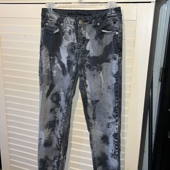 Girls justice premium stretch denim jeans, size 16 - Picture 1 of 5